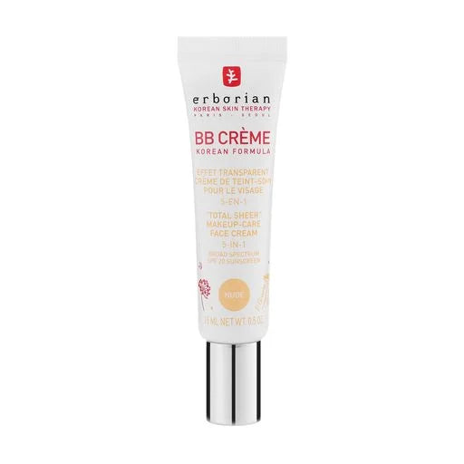 Erborian BB Cream Nude Total Sheer 5 in 1 - BB Крем для обличчя NUDE