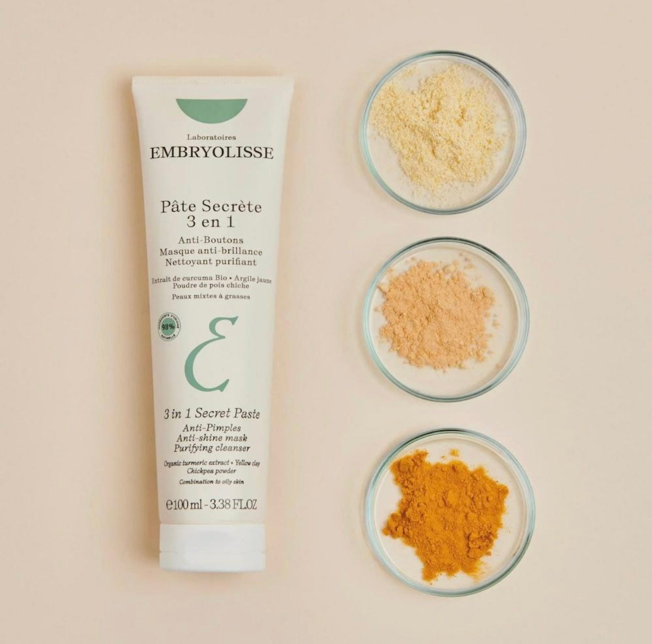 Embryolisse Pate Secrete 3 en 1 - Коригувальна паста проти недоліків шкіри 3в1
