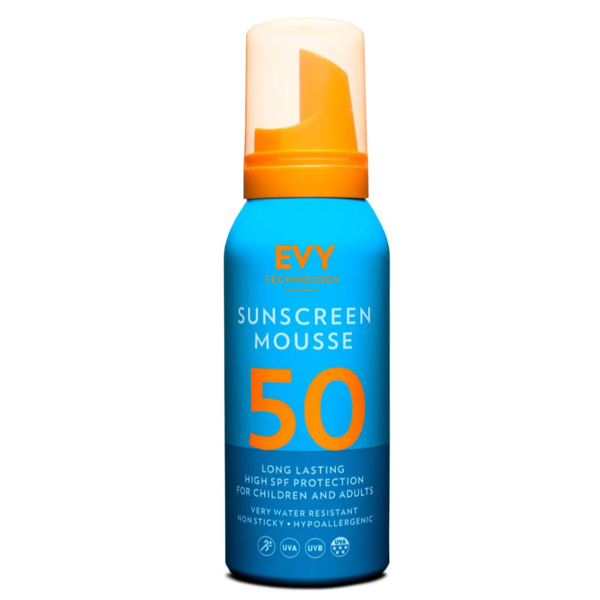 EVY Technology Sunscreen mousse SPF 50 - Сонцезахисний мус 100 ml