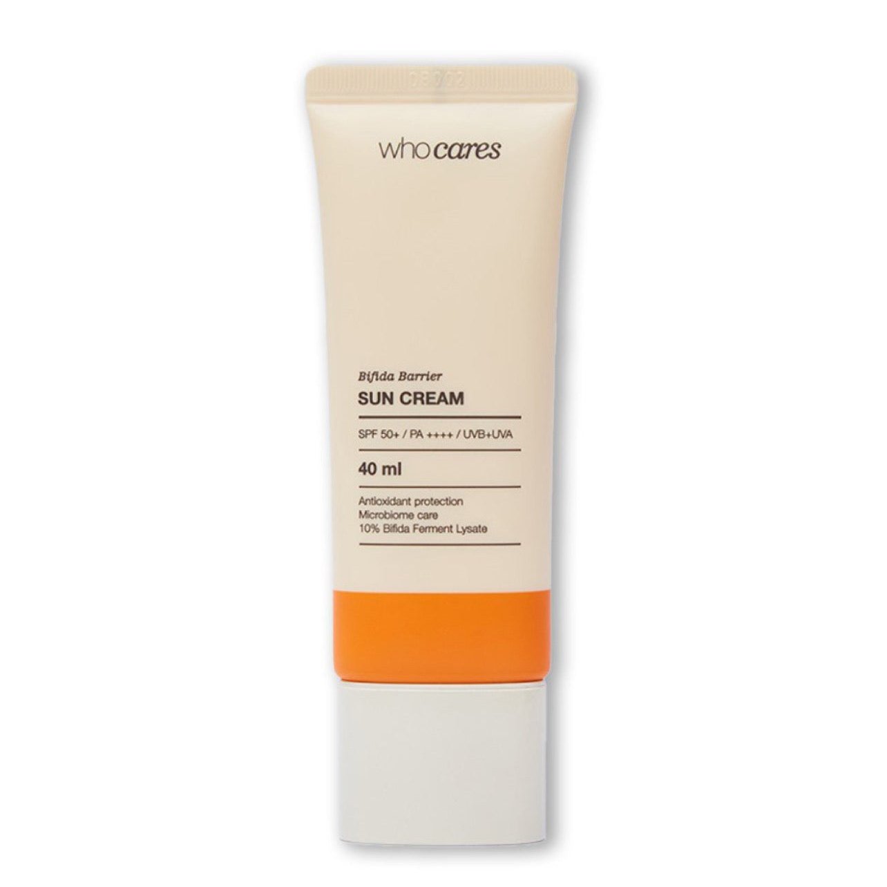 Cонцезахиcний крем з антиоксидантним захистом WhoCares Bifida Barrier Sun Cream 40 ml