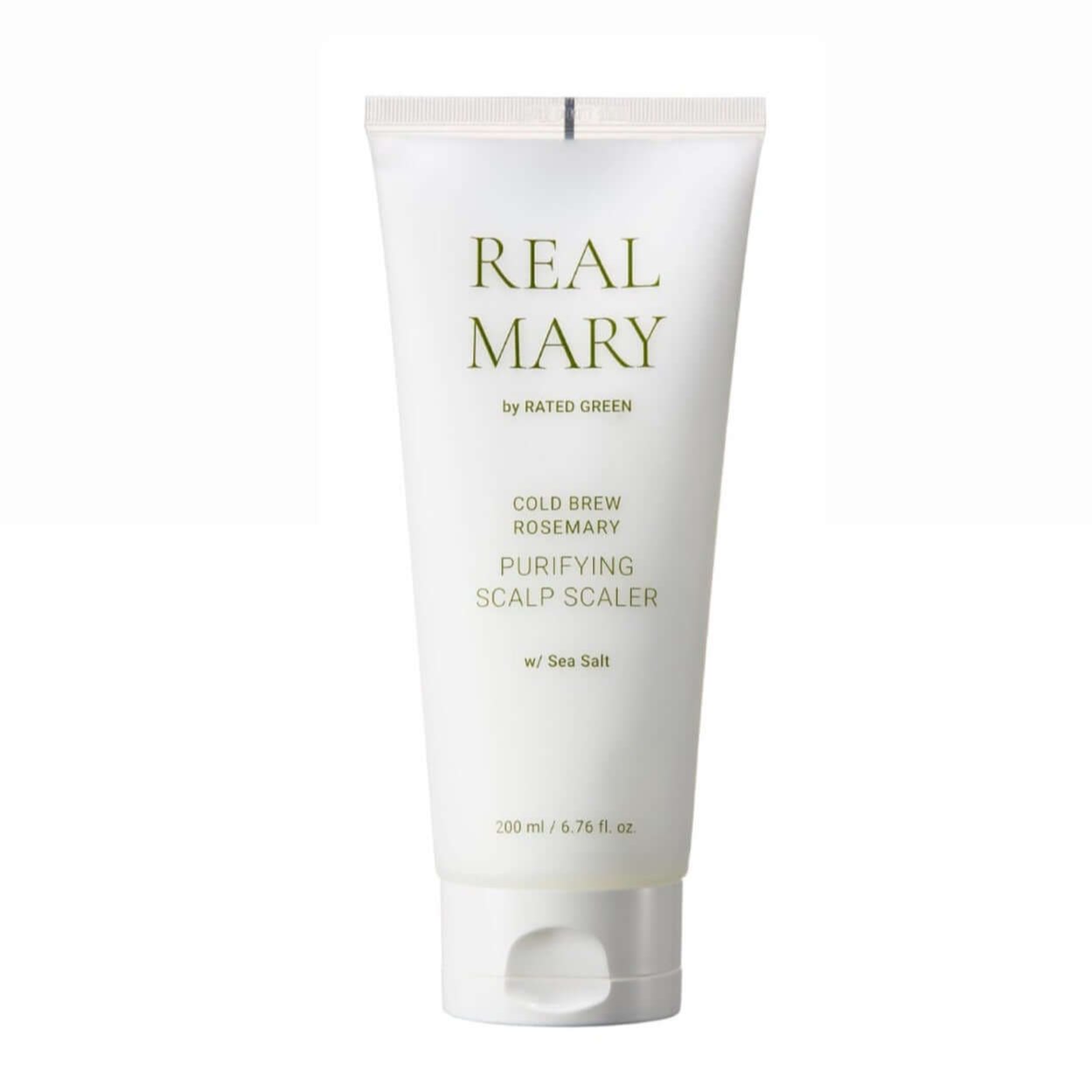 Rated Green Real Mary Cold Brewed Rosemary Purifying Scalp Scaler - Очищуюча маска для шкіри голови з соком розмарину та морською сіллю