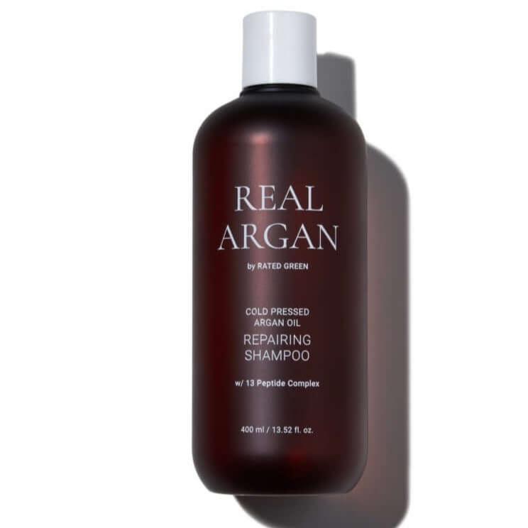 Rated Green Real Argan Repairing Shampoо - Відновлюючий шампунь з аргановою олією 400 ml