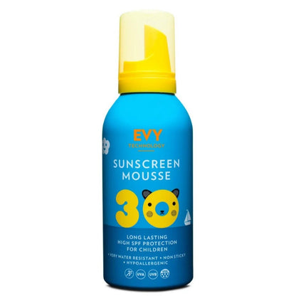 EVY Technology Sunscreen Mousse Kids SPF 30 - Сонцезахисний мус для дітей та немовлят 150 ml