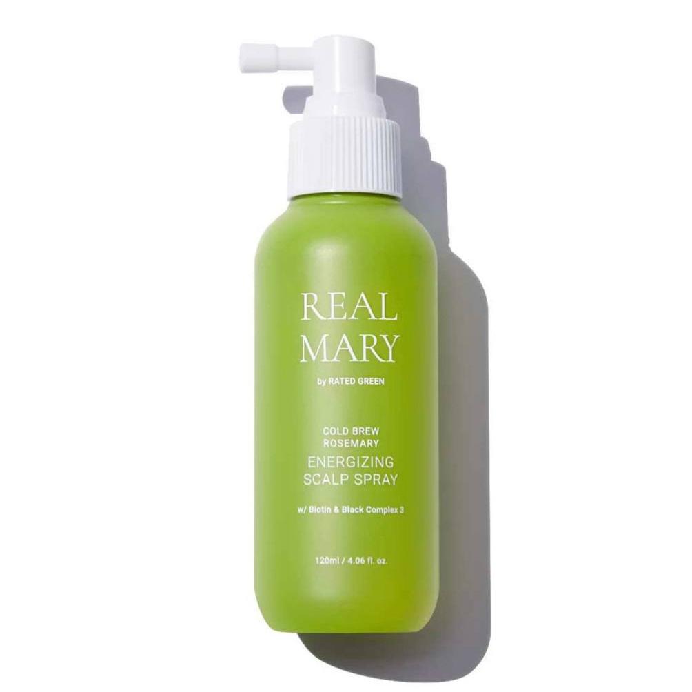 Rated Green Real Mary Cold Brewed Rosemary Energizing Scalp Spray - Енергетичний спрей для шкіри голови з розмарином