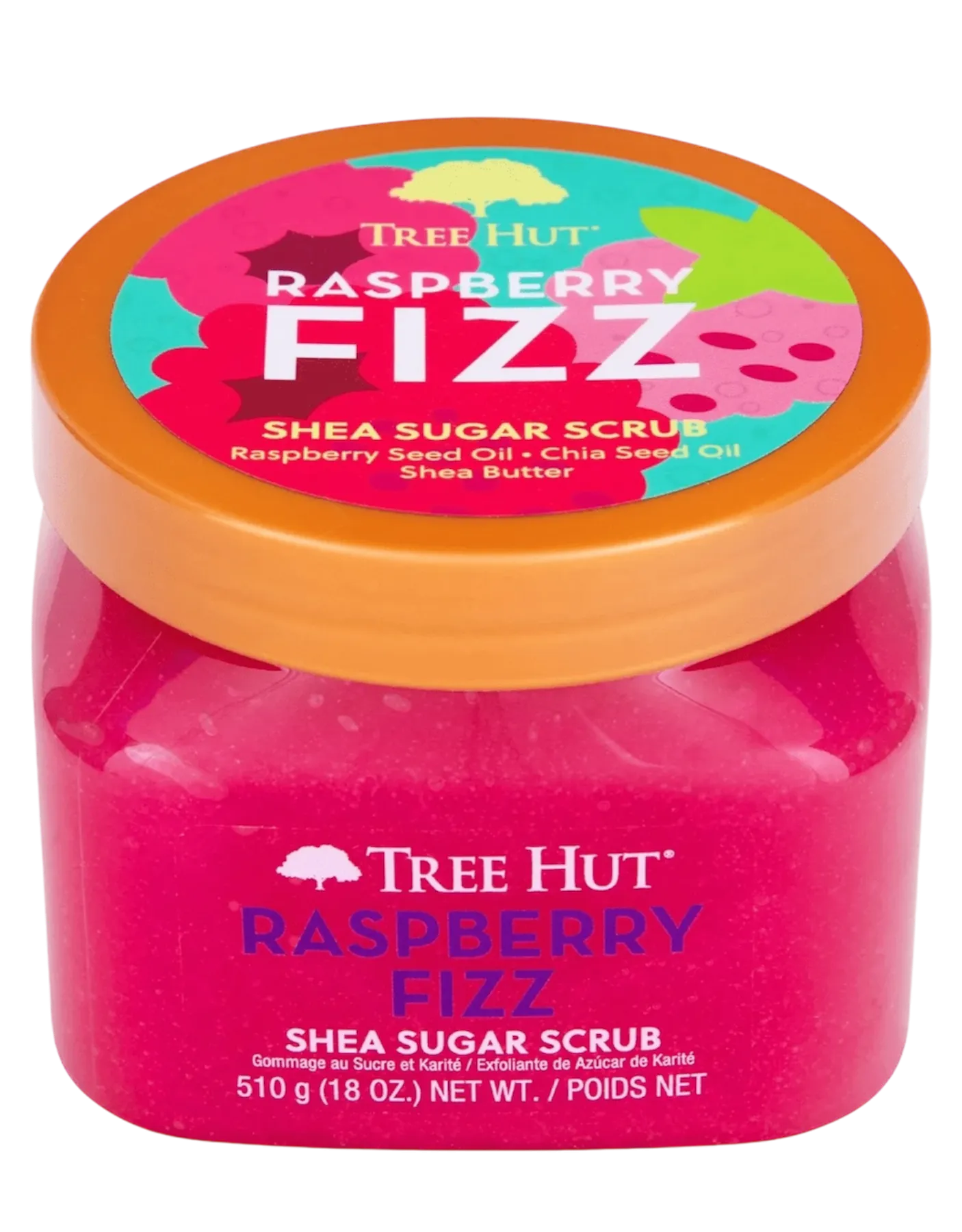 Скраб для тіла - Tree Hut Raspberry Fizz Sugar Scrub 510g
